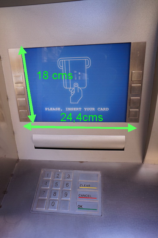 cajero automatico replica metal 174x90x38 base 94x53.5 (185eu.) 1u